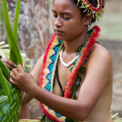 Basket Weaving - Yap