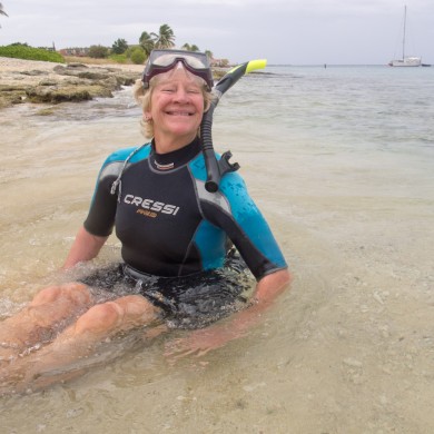 Happy Snorkeler - Bonaire