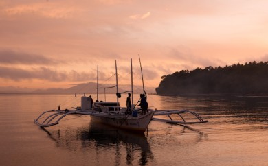 Sunset Boat - Philippines