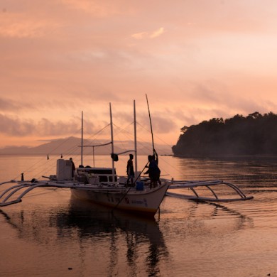 Sunset Boat - Philippines